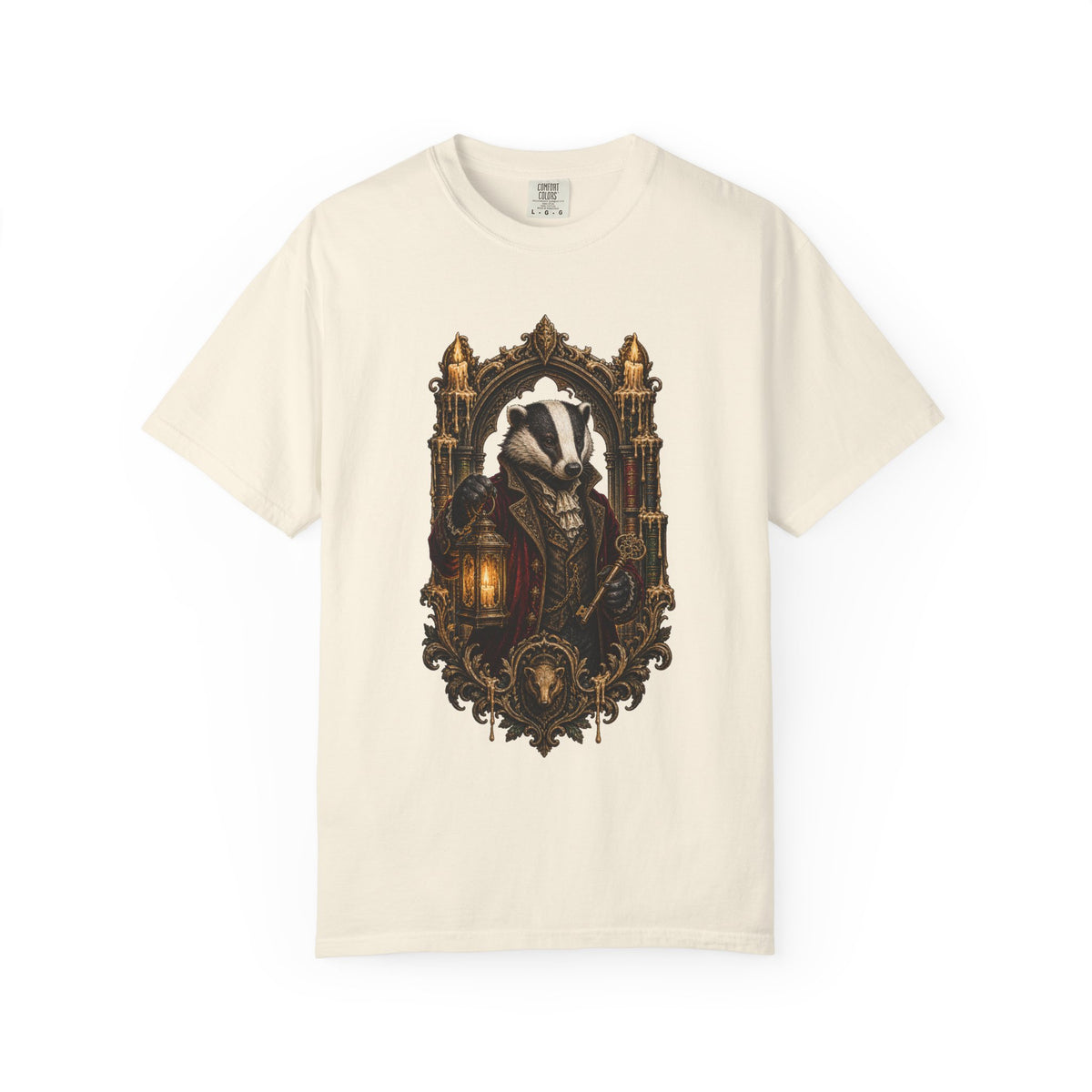 Candlelit Badger Archivist Graphic Tee