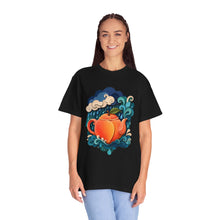 Paper Cut Monsoon Peach Teapot T-Shirt Graphic