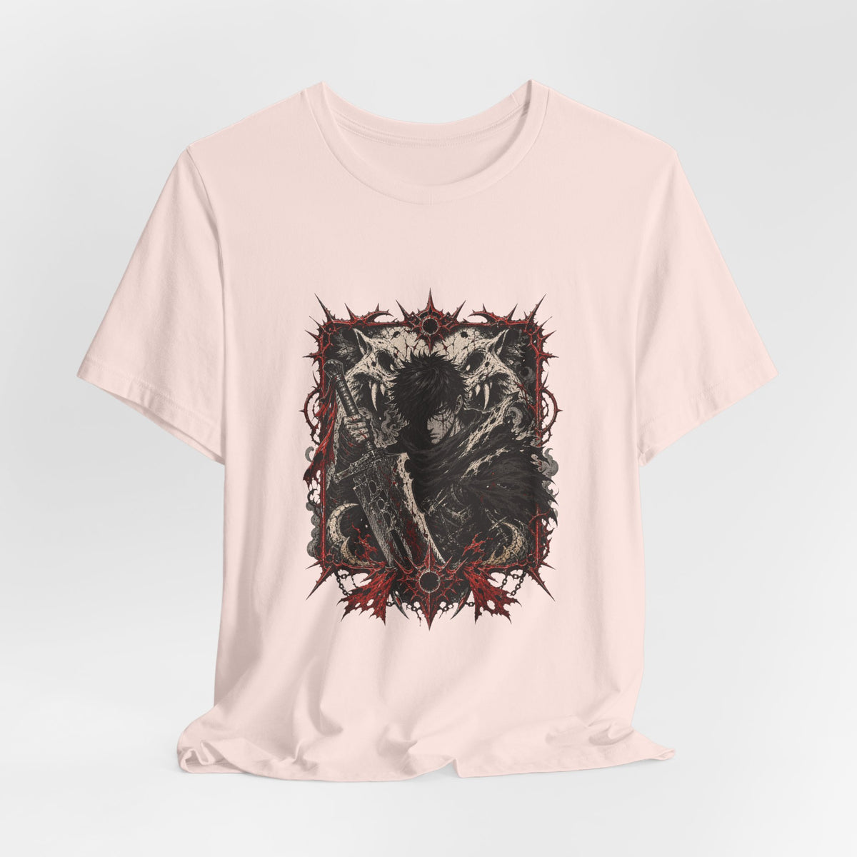 Iron Wolf Swordsman T-Shirt Graphic