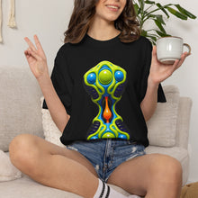 Gel Alien Hourglass Surreal Graphic Tee