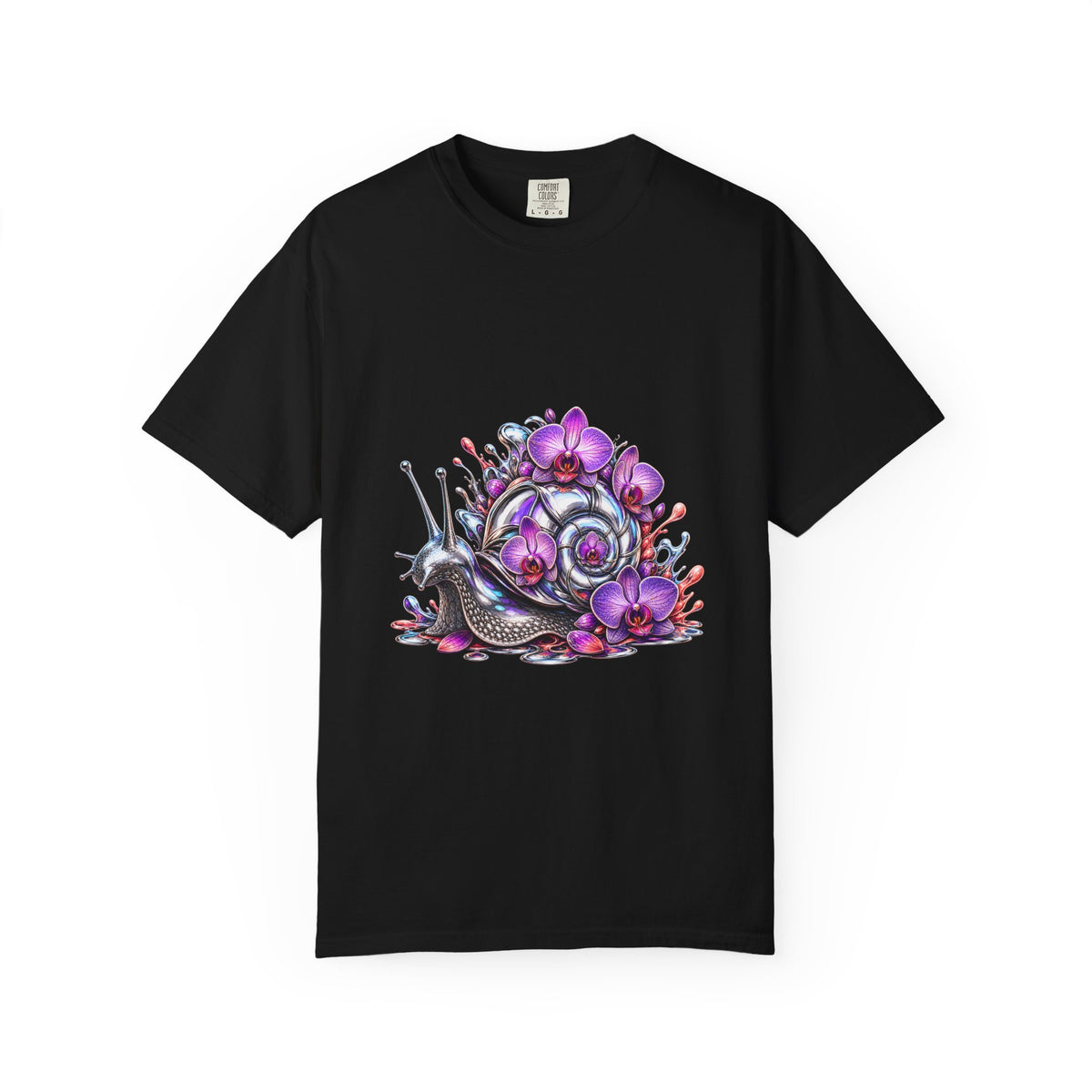 Chrome Orchid Snail Graphic Tee