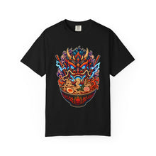 Neon Ramen Dragon Mask Graphic Tee