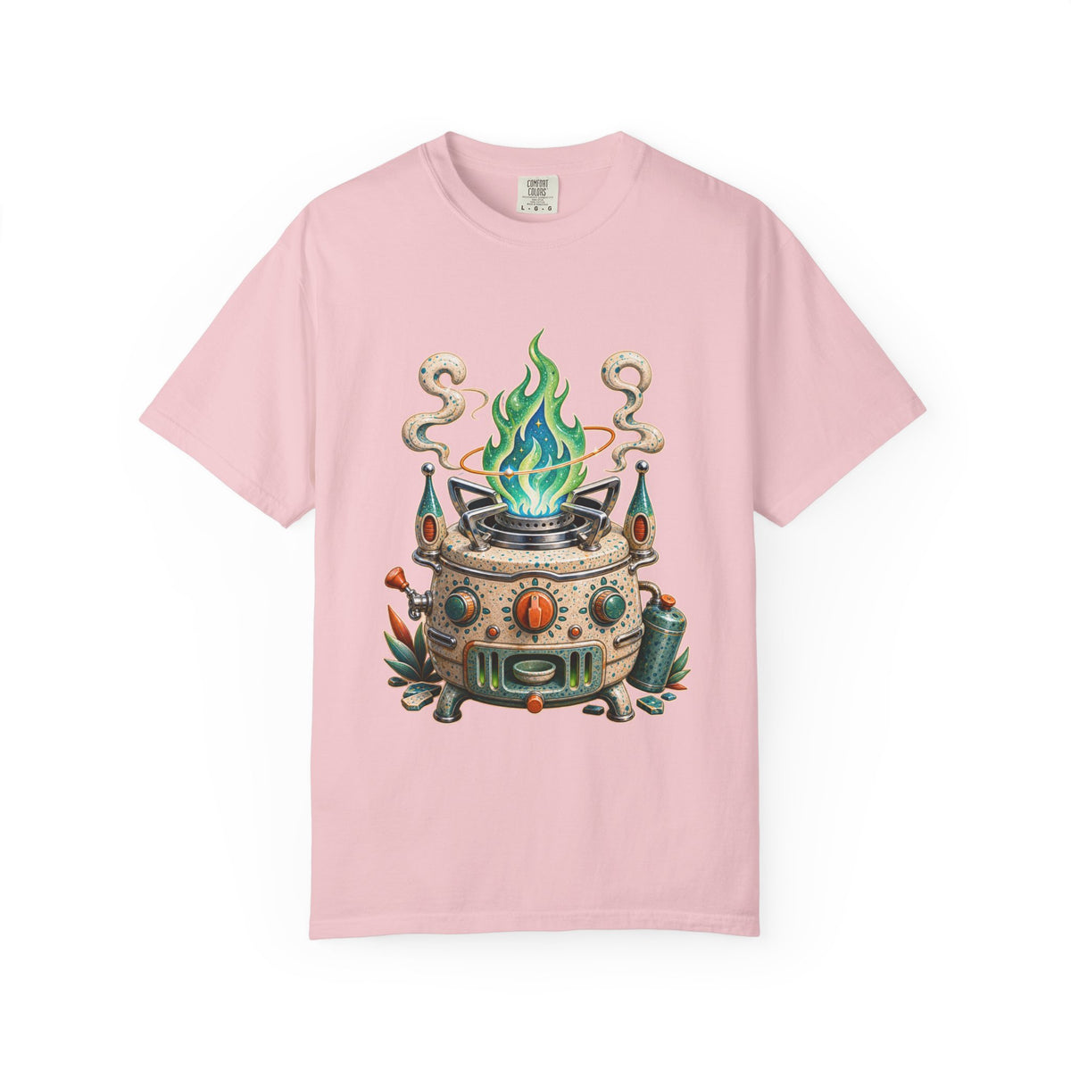 Aliencore Ceramic Camp Stove T-Shirt Graphic