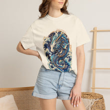 Cyber Koi Dragon Wave T-Shirt Graphic