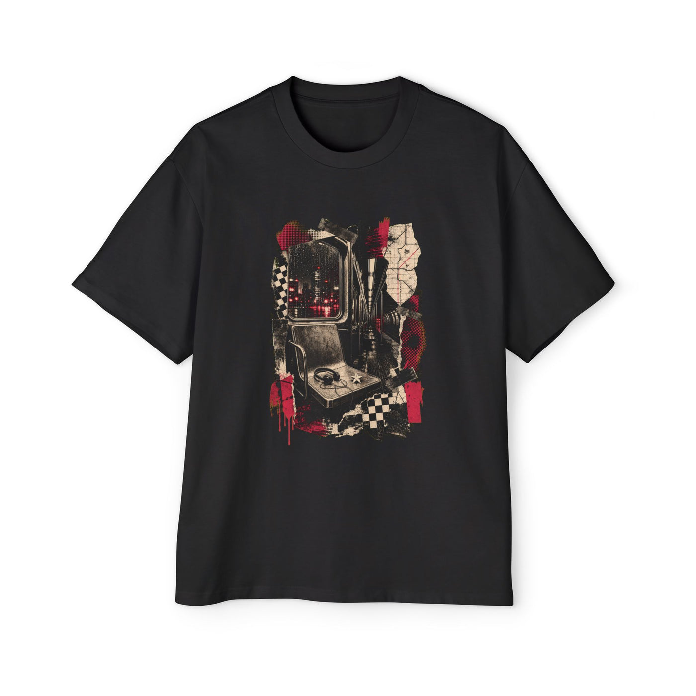 Last Train Home Heavy Oversized Emo Tee