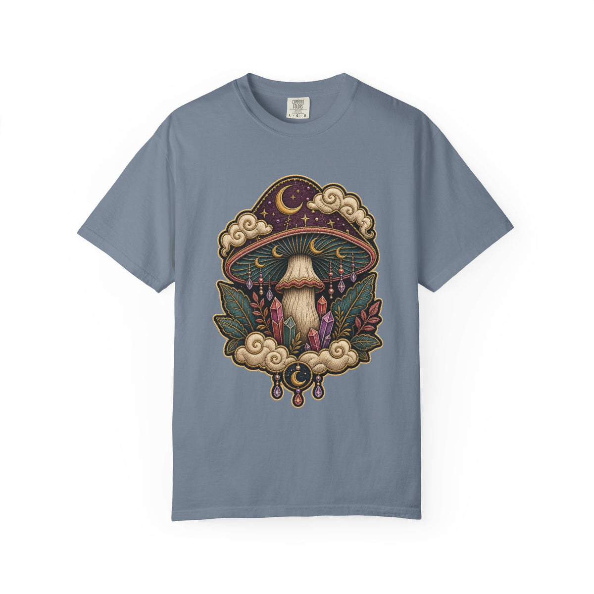 Embroidered Dream Mushroom Graphic Tee