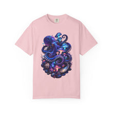 Bioluminescent Octopus Mushroom Graphic Tee