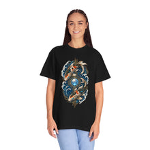 Cyber Koi Circuit Wave T-Shirt Graphic