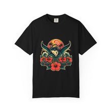 Acid Hibiscus Manta Ray DJ T-Shirt Graphic
