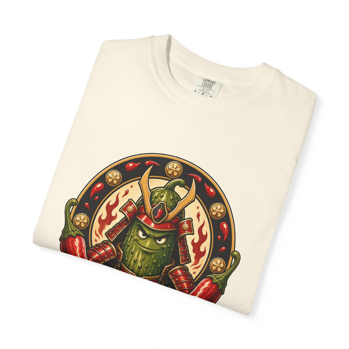 Spicy Pickle Samurai Crest Graphic Tee