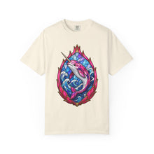 Stained Glass Dragonfruit Narwhal Graphic Tee