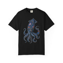 Cosmic Denim Squid Graphic Tee