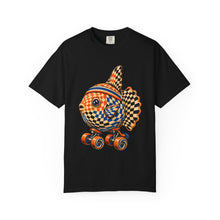 Op Art Checkered Roller Skate Sunfish T-Shirt Graphic