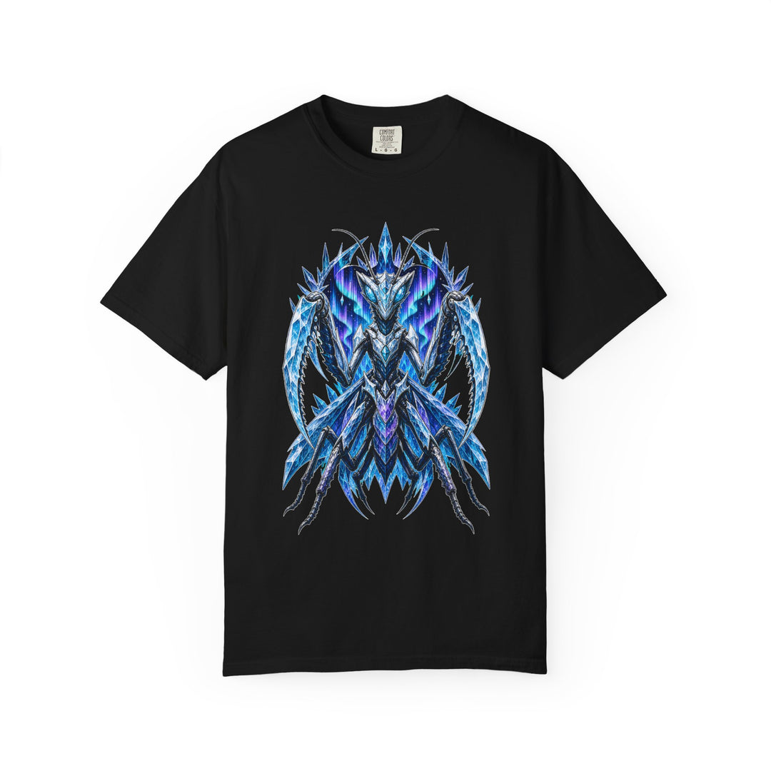 Glacier Mantis Sentinel Fantasy T-Shirt Graphic