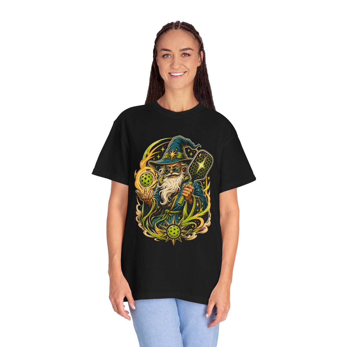 Pickleball Wizard Crest T-Shirt Graphic