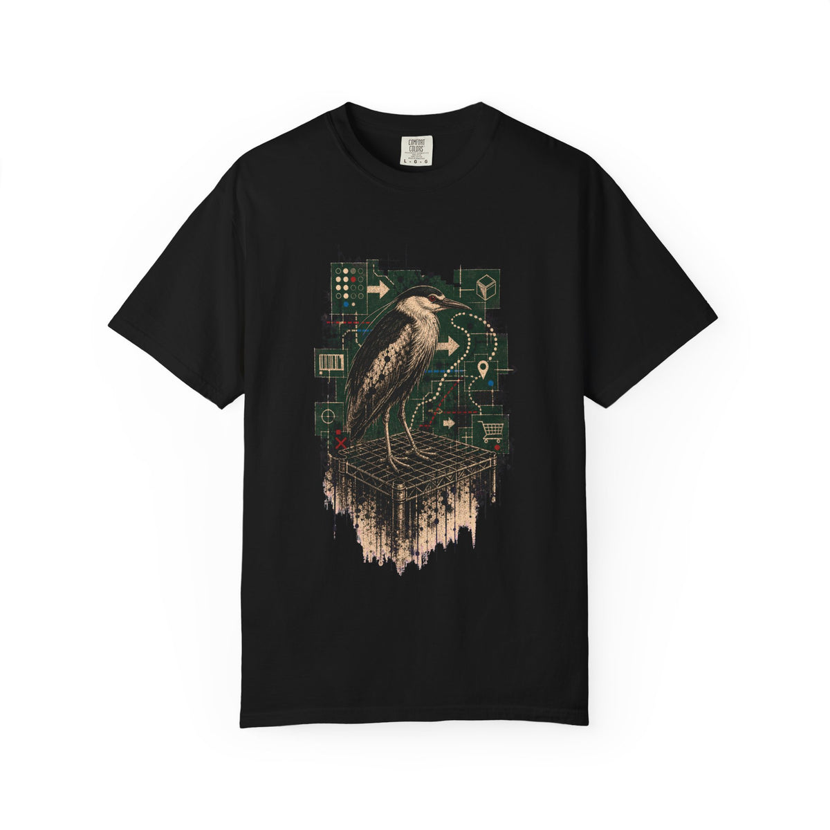 Green Rack Signal T-Shirt Graphic