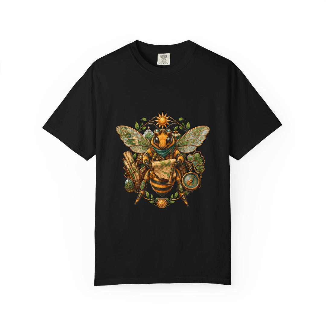 Solarpunk Honeybee Cartographer Graphic Tee