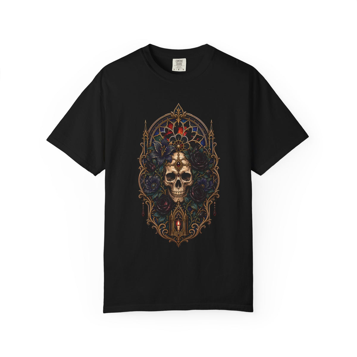 Midnight Skull Bloom Reliquary T-Shirt Graphic