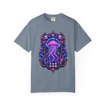 Arcade Jellyfish Neon Crest T-Shirt Graphic