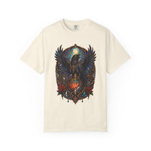 Stained Glass Raven Alchemist Graphic T-Shirt