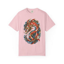 Retro Future Koi Dragon T-Shirt Graphic