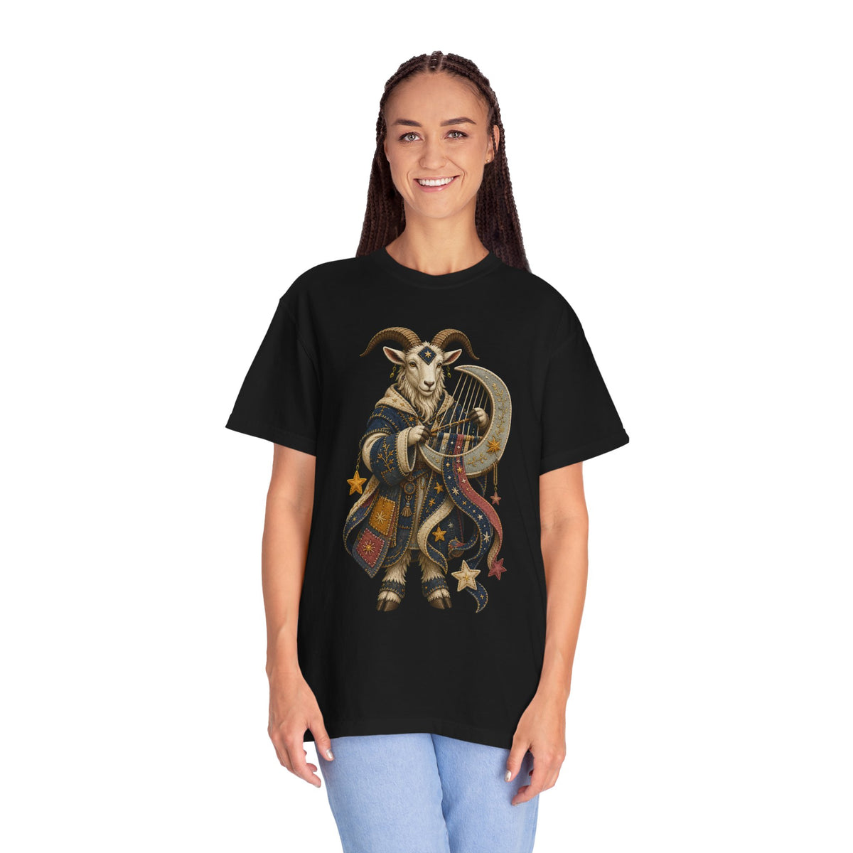 Soft Stitch Lunar Goat Graphic Tee