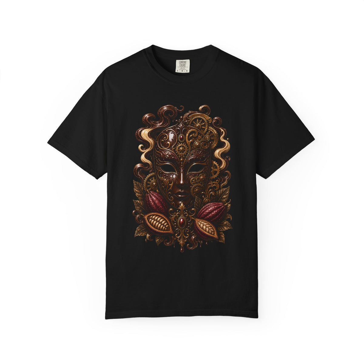 Chocolate Clockwork Mask Graphic Tee