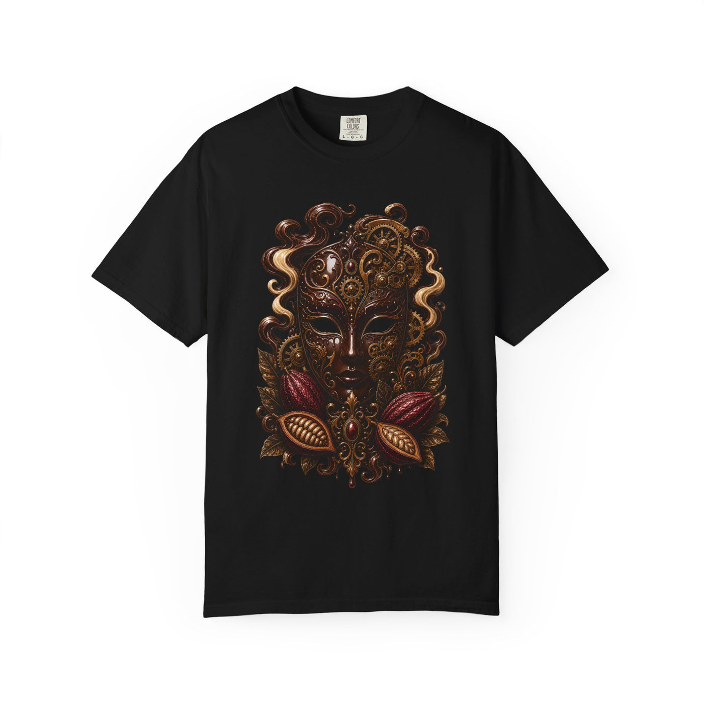 Chocolate Clockwork Mask Graphic Tee