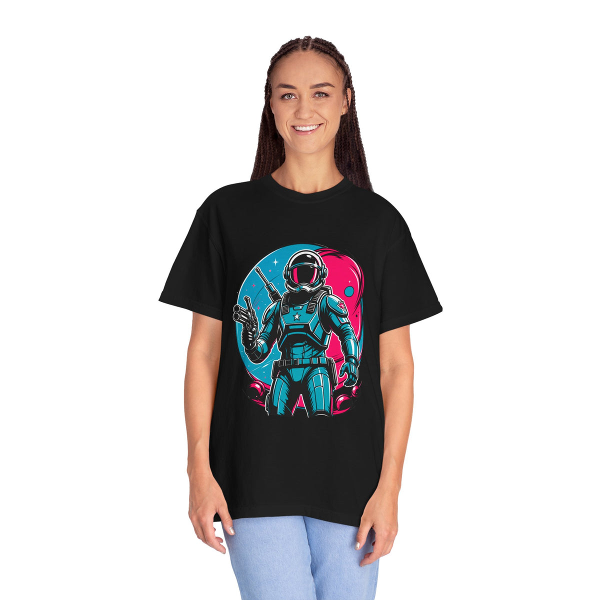 Synthwave Space Ranger T-Shirt Graphic
