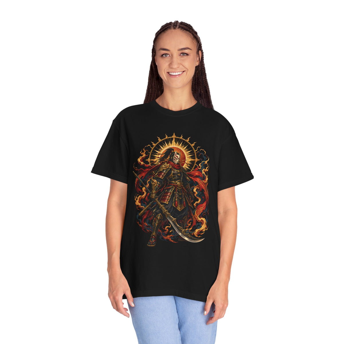 Masked Sun Ronin T-Shirt Graphic