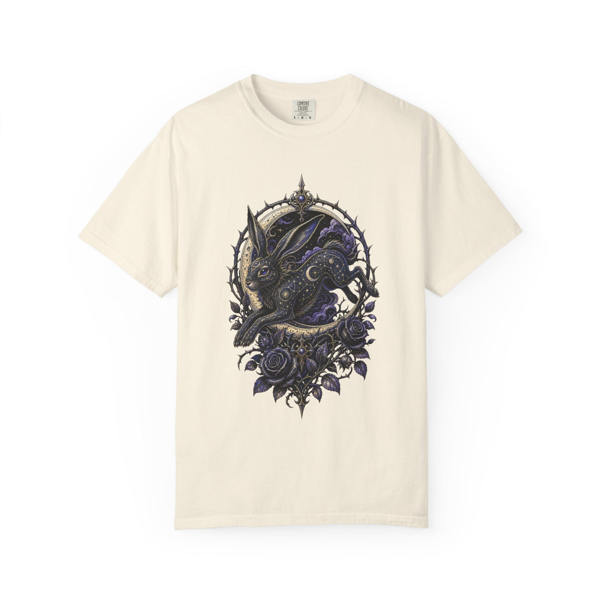 Gothic Moon Hare Graphic Tee