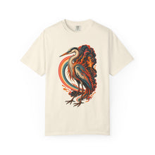 Deck-Stripe Volcano Heron Graphic Tee
