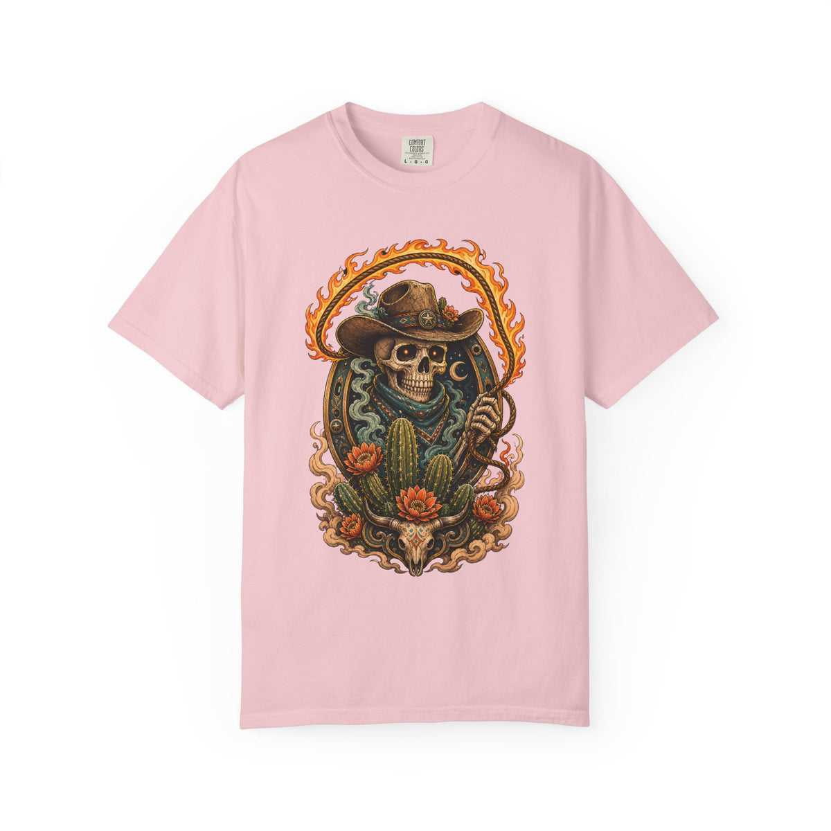 Cactus Skull Rodeo Phantom T-Shirt Graphic