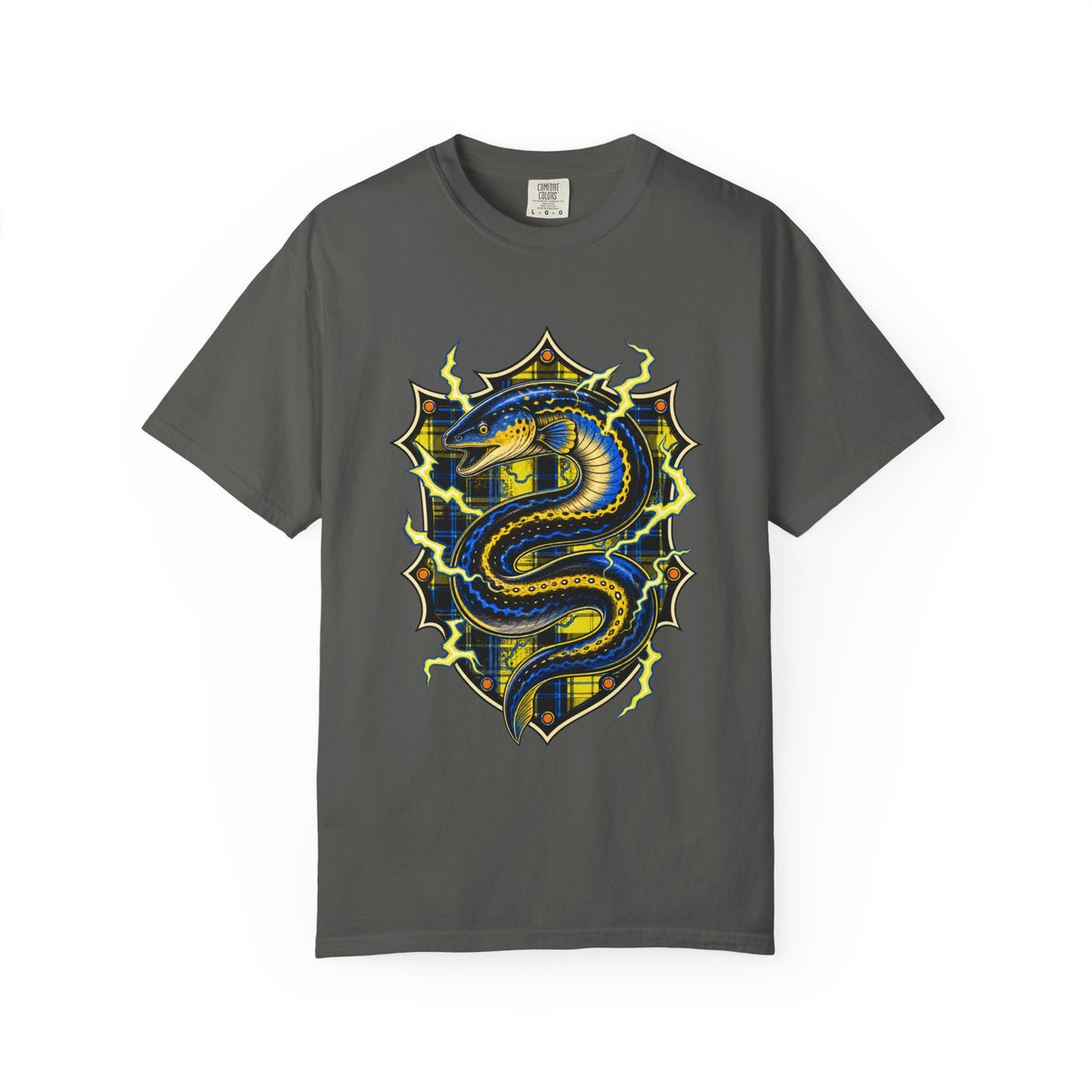 Acid Plaid Electric Eel Graphic Tee