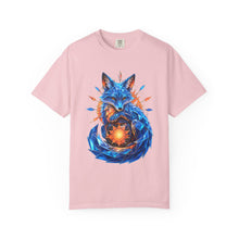 Vaporwave Glass Fox Lantern Graphic Tee