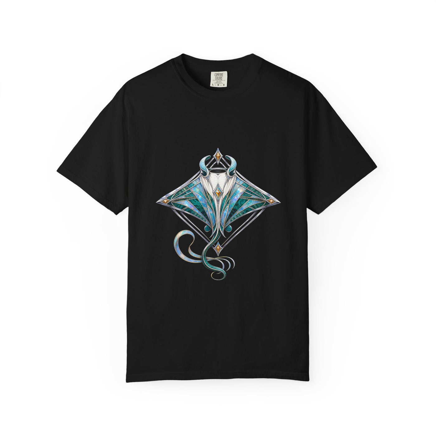 Neo Deco Mineral Kite Manta Ray T-Shirt Graphic