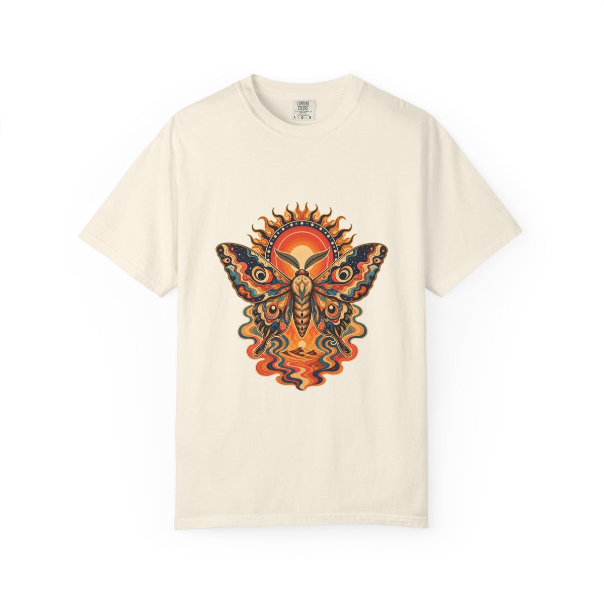 Psychedelic Desert Moth Graphic Tee
