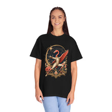 Art Nouveau Fencing Flamingo T-Shirt Graphic