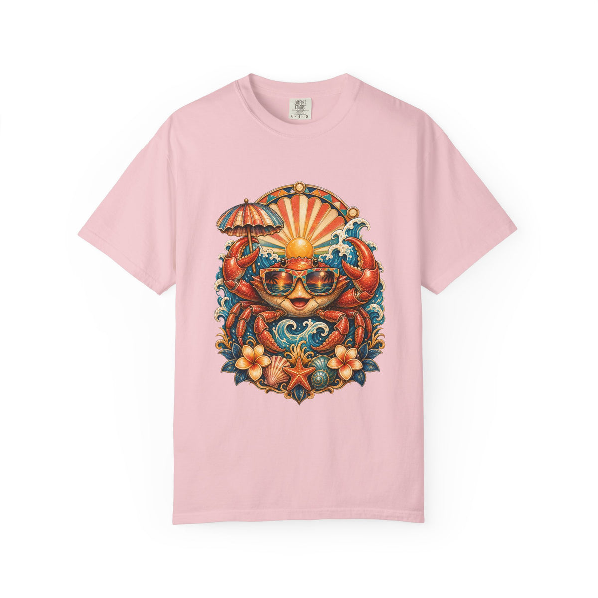 Retro Resort Crab T-Shirt Graphic