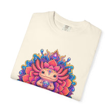 Psychedelic Dahlia Axolotl Graphic Tee