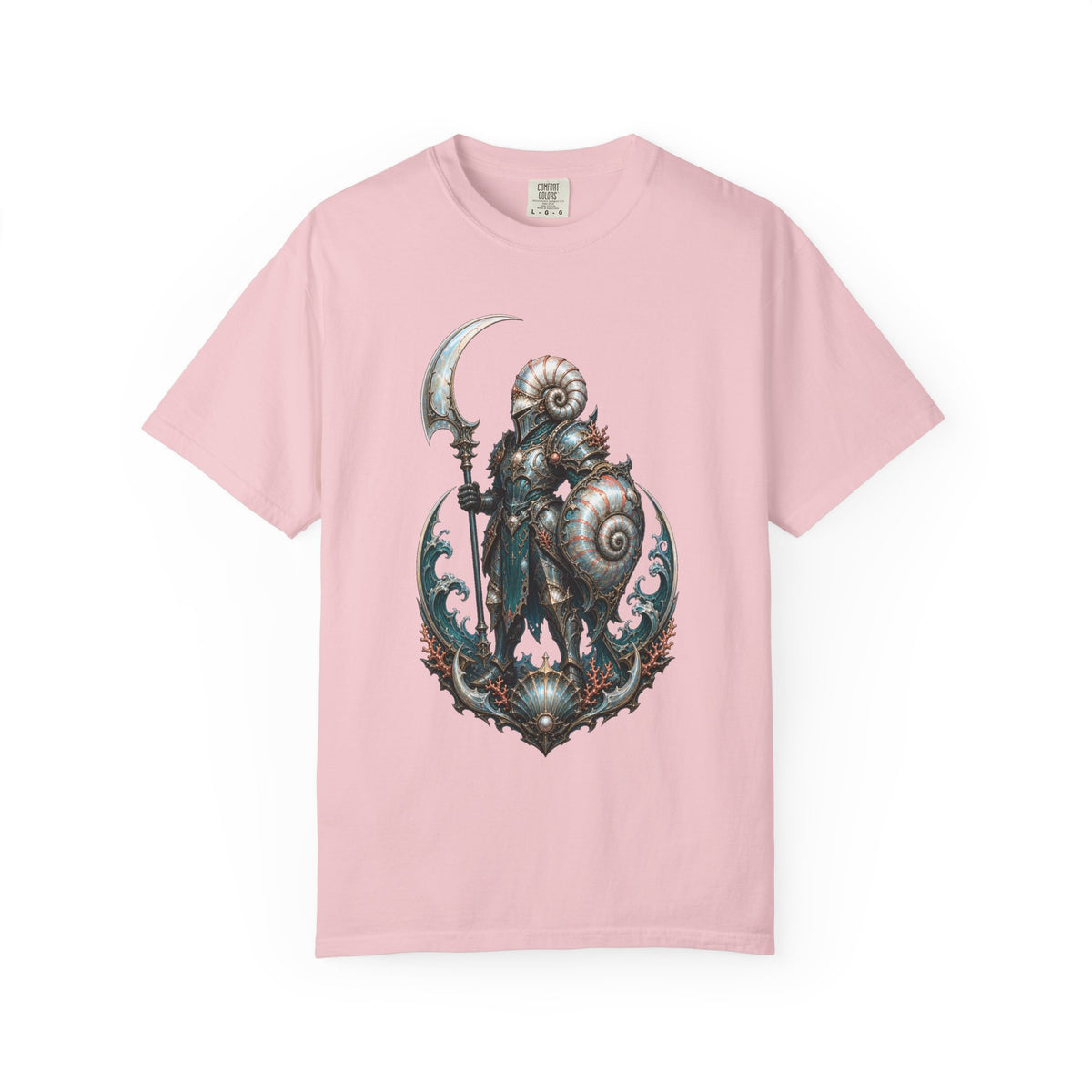 Future Medieval Nautilus Knight T-Shirt Graphic