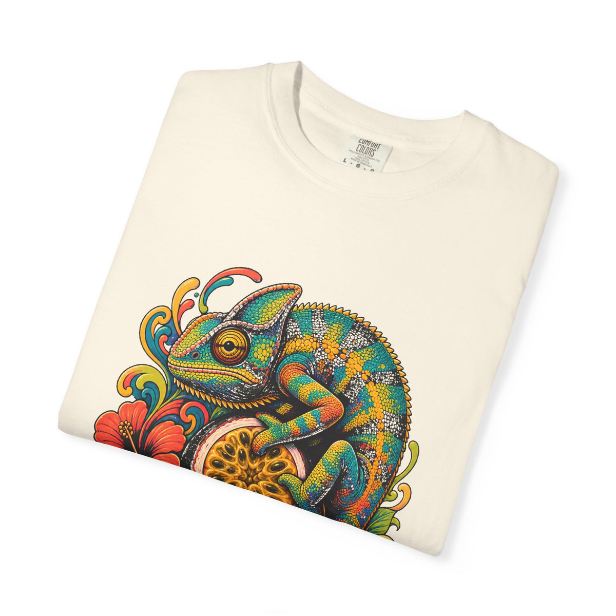 Psychedelic Passionfruit Chameleon Graphic Tee