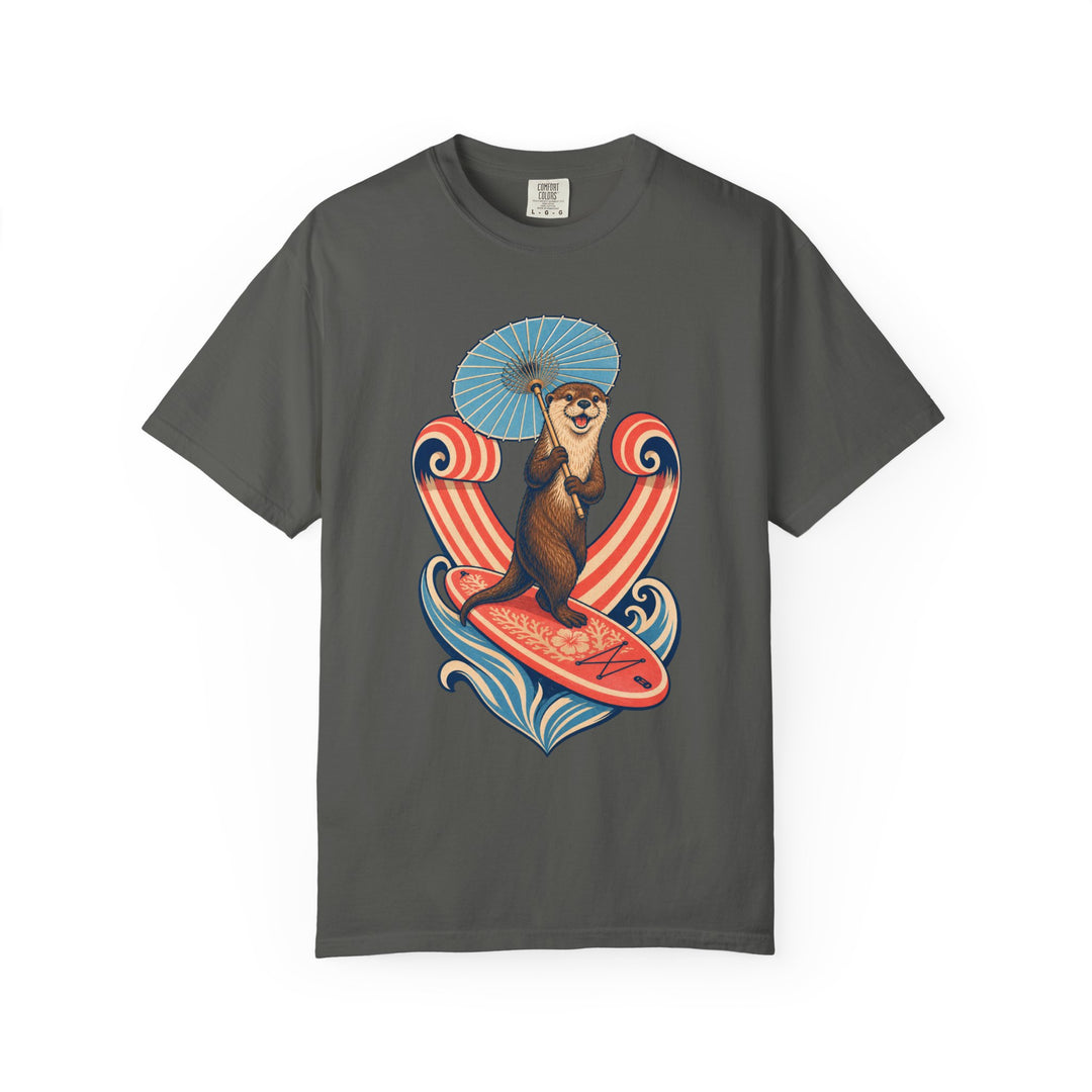 Coral Otter Paddleboard Graphic Tee