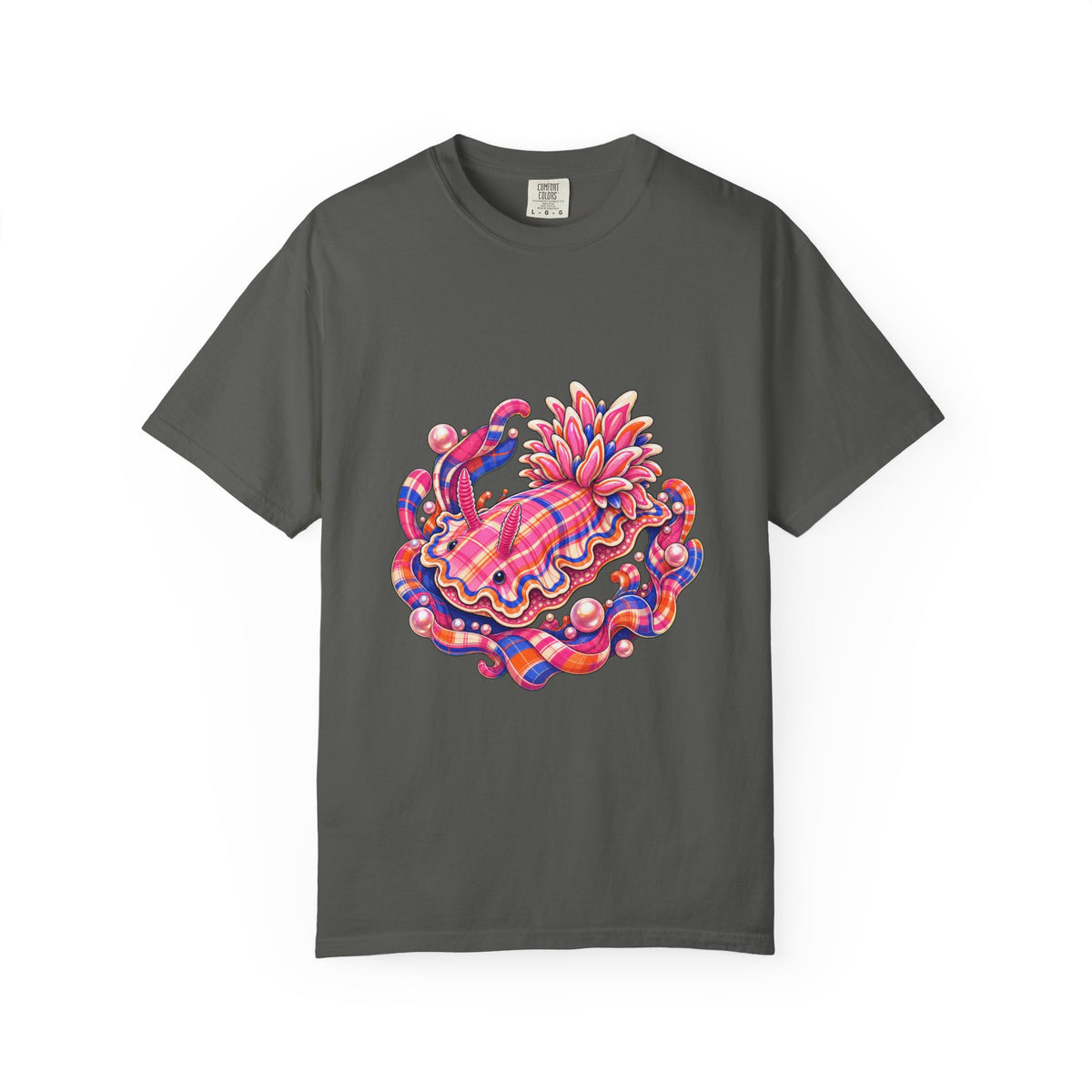 Candy Plaid Sea Slug Graphic Tee