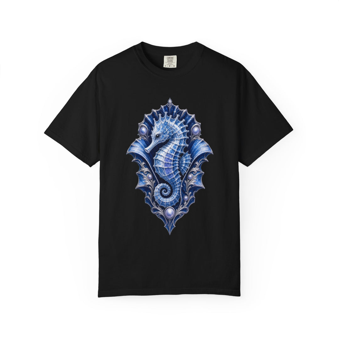 Glacier Seahorse Opera Crest Graphic Tee