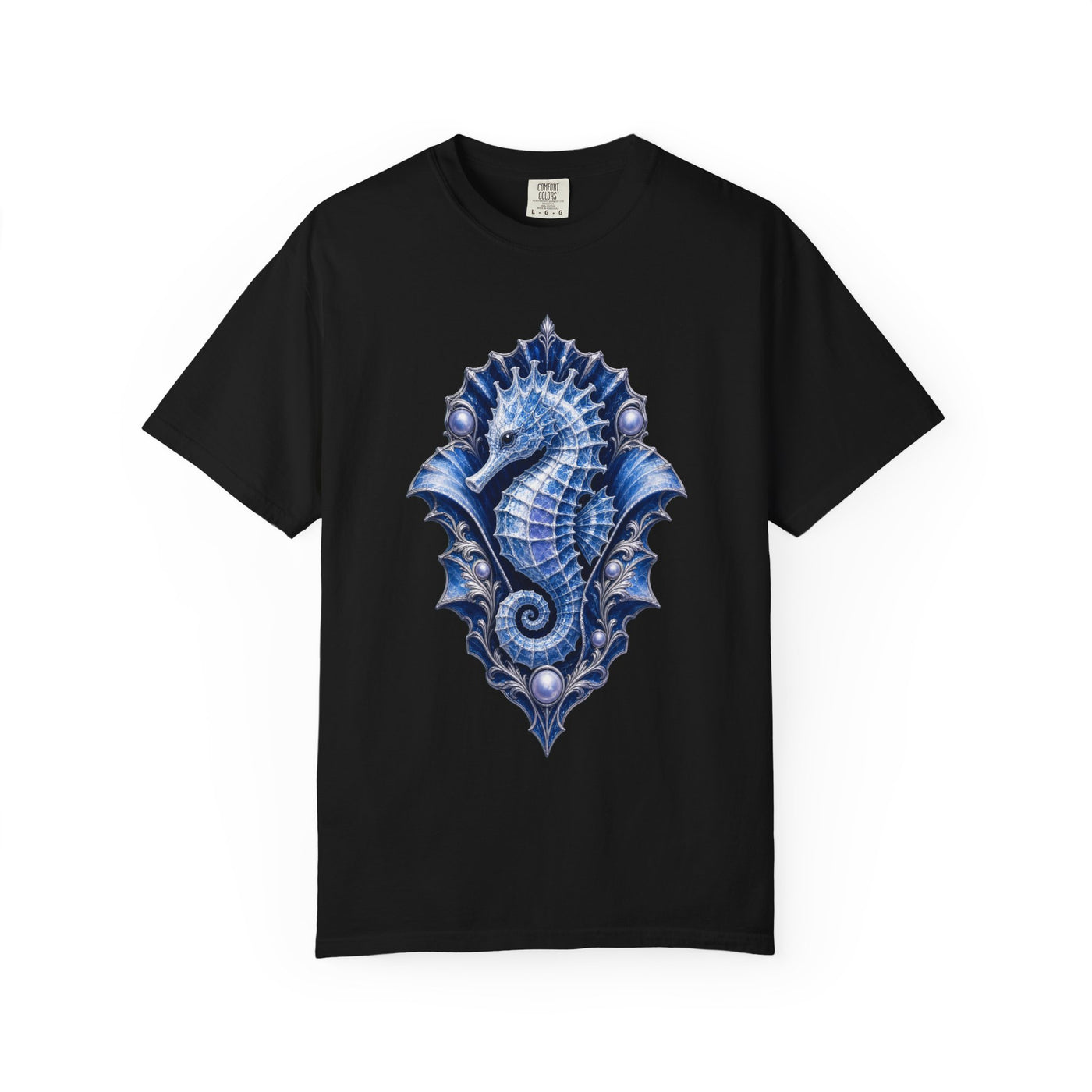 Glacier Seahorse Opera Crest Graphic Tee
