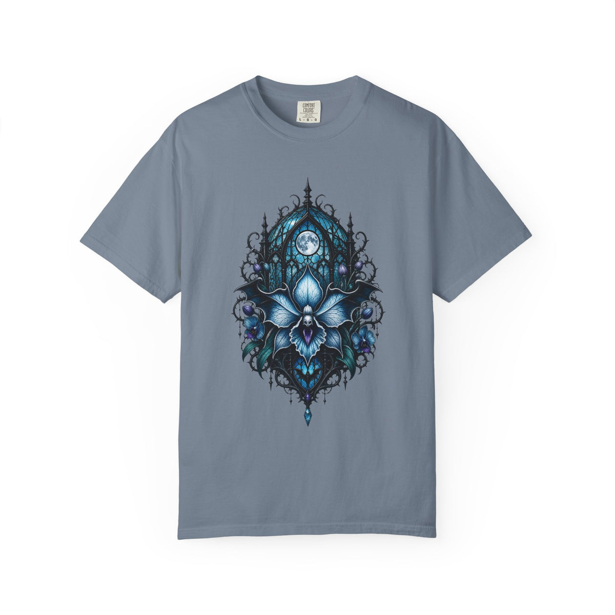 Gothic Bat Orchid Greenhouse T-Shirt Graphic