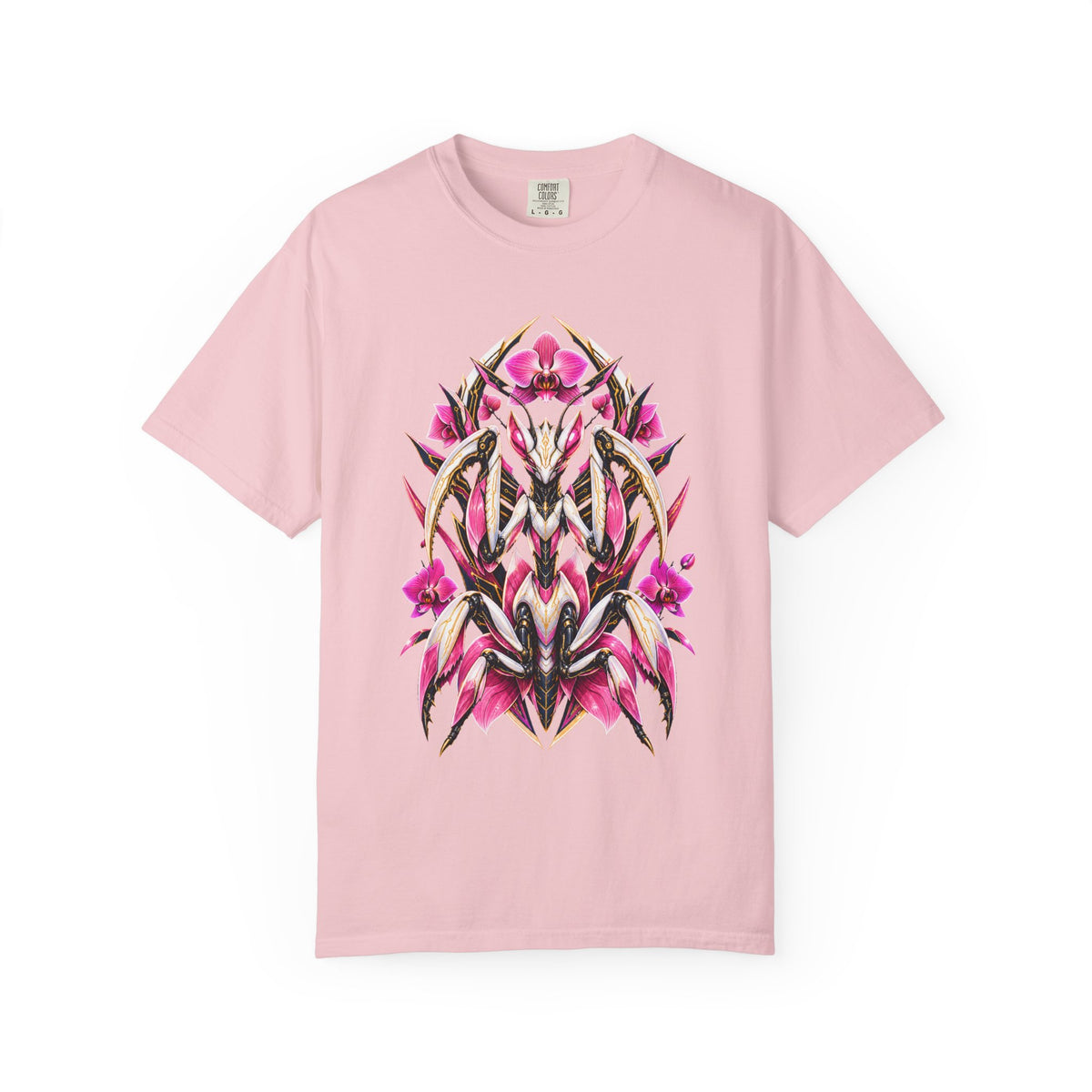 Cyber Orchid Mantis T-Shirt Graphic
