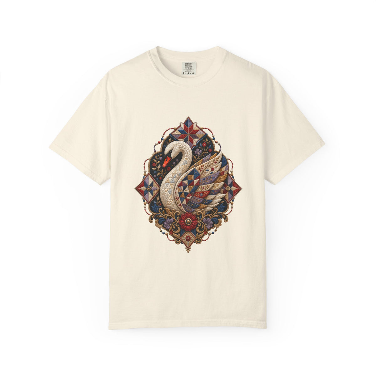 Neo-Craft Quilted Swan Relic Graphic Tee