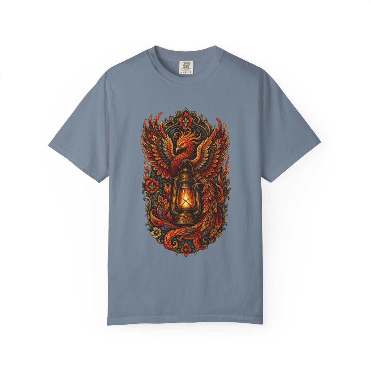 Folk Firebird Lantern T-Shirt Graphic